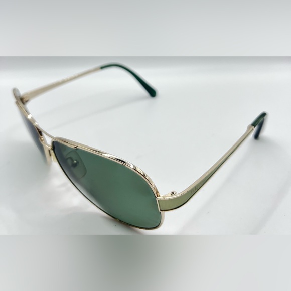 Vintage Calvin Klein CK7415S Gold Pilot Sunglasses Frames Only - Picture 2 of 8